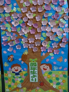 卒業式場掲示4