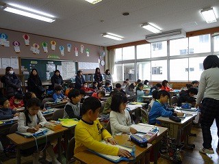 学校開放授業参観1
